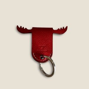 Hermes Moose Calfskin Keychain